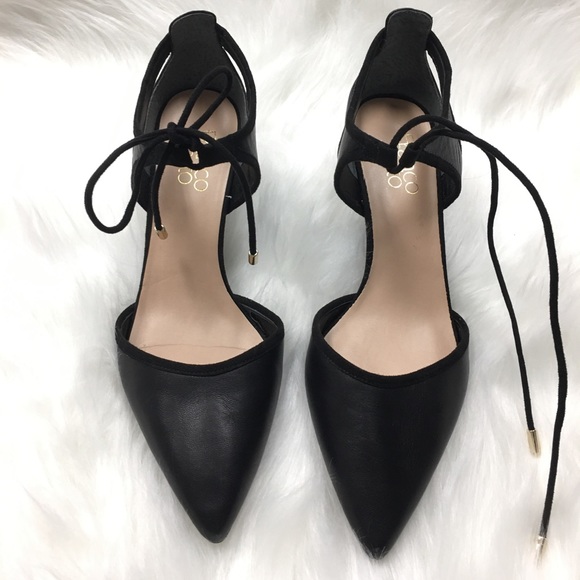 Franco Sarto Shoes - Franco Sarto black lace up hills size 7